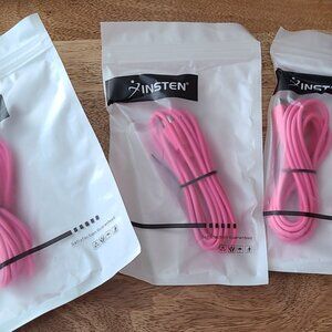 USB A to Micro USB Charge. Insten Hot Pink. 6 Ft. Lot 3 Pc